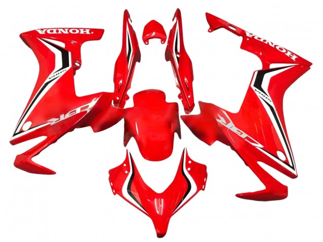 2013-2015 Red White Black Stripe Honda CBR500R Motorcycle Fairings Australia