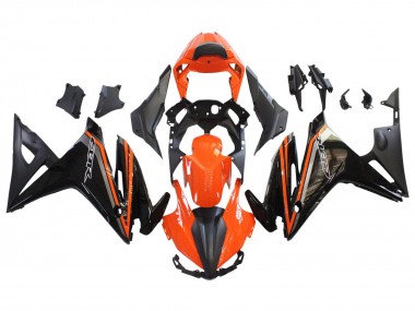 2016-2018 Orange Glossy Black Matte Black Honda CBR500R Motorcycle Fairings Australia