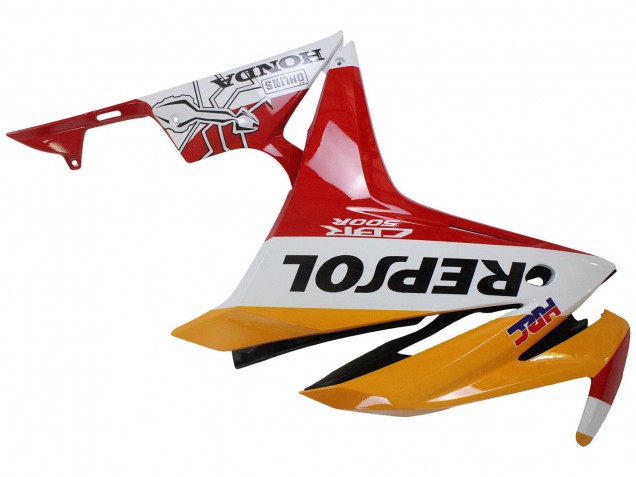 2016-2018 Yellow White Red Repsol HRC Honda CBR500R Motorcycle Fairings Australia