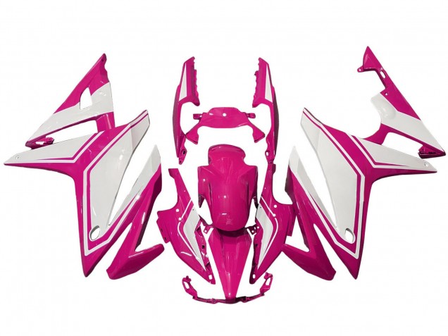 2016-2018 Pink White Honda CBR500R Motorcycle Fairings Australia