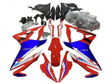 2016-2018 White Red Blue Honda CBR500R Motorcycle Fairings Australia