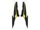 2022-2023 Matte Black Yellow Honda CBR500R Motorcycle Fairings Australia