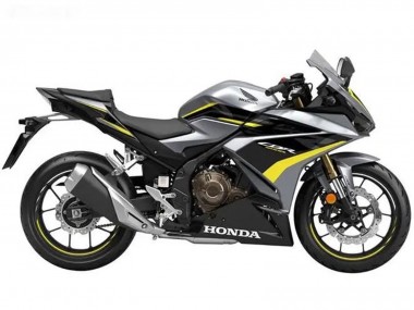 2022-2023 Silver Yellow Glossy Black Honda CBR500R Motorcycle Fairings Australia
