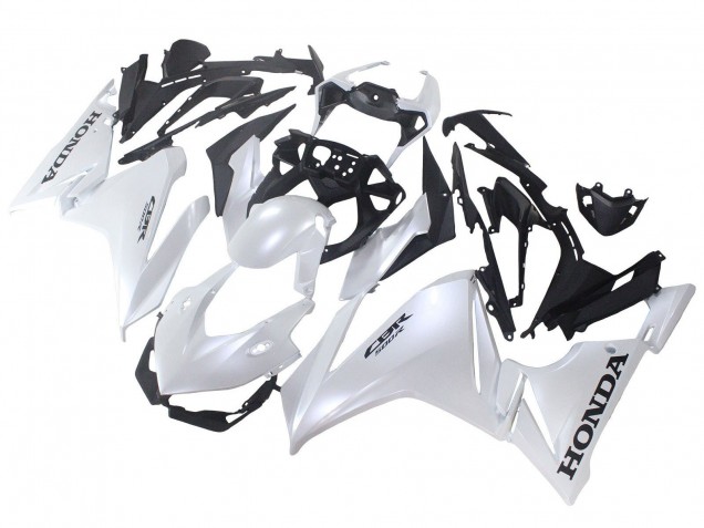2022-2023 Pearl White Honda CBR500R Motorcycle Fairings Australia