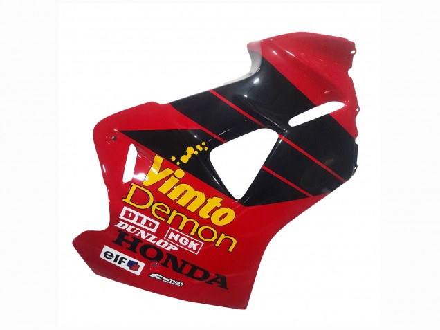 1998-2001 Red White Glossy Black Vimto Honda VFR 800 Motorcycle Fairings Australia