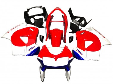 1998-2001 White Red Blue Honda VFR 800 Motorcycle Fairings Australia