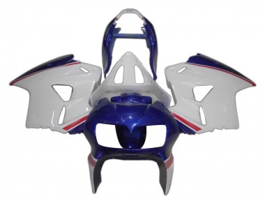 1998-2001 White Blue Red Honda VFR 800 Motorcycle Fairings Australia