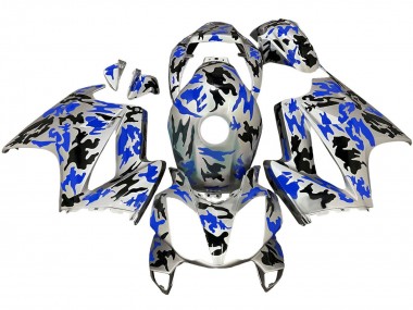 2002-2013 Silver Black Blue Camouflage Honda VFR 800 Motorcycle Fairings Australia