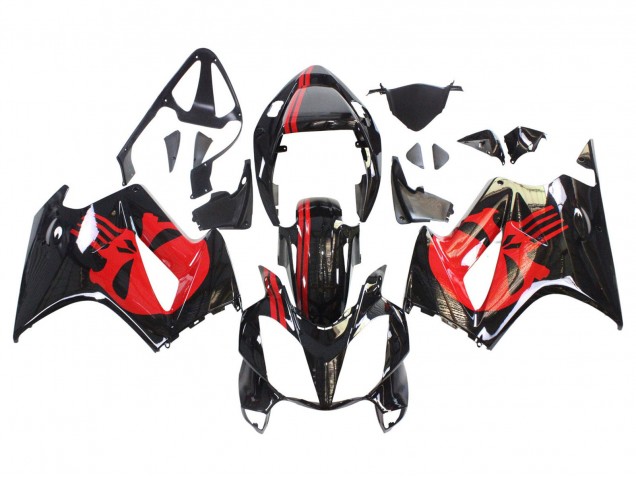2002-2013 Glossy Black Red Honda VFR 800 Motorcycle Fairings Australia