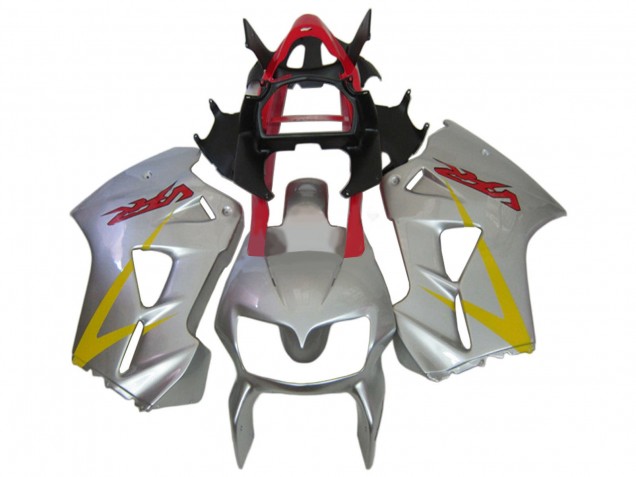 2002-2013 Silver Red Yellow Honda VFR 800 Motorcycle Fairings Australia