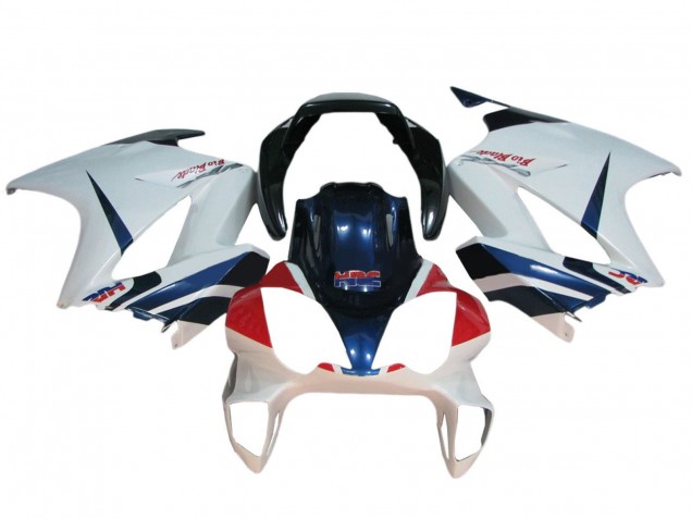2002-2013 White Red Dark Blue HRC Honda VFR 800 Motorcycle Fairings Australia