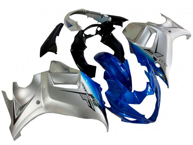 2008-2013 Silver Blue Suzuki GSX650F Katana Motorcycle Fairings Australia