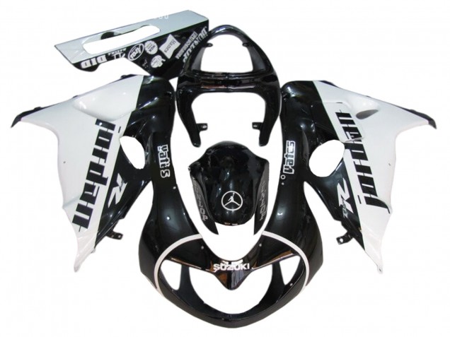1998-2003 Glossy Black White Jordan Suzuki TL1000R Motorcycle Fairings Australia