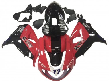 1998-2003 Red Black Racing 17 Suzuki TL1000R Motorcycle Fairings Australia