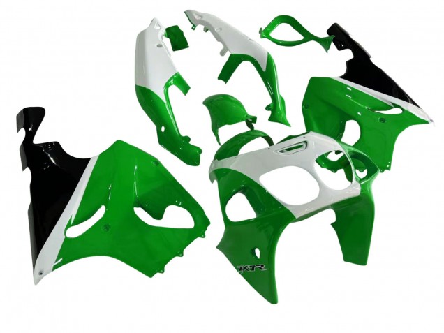 1996-2003 White Green Black Kawasaki ZX7R Motorcycle Fairings Australia