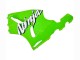 1996-2003 White Green Kawasaki ZX7R Motorcycle Fairings Australia