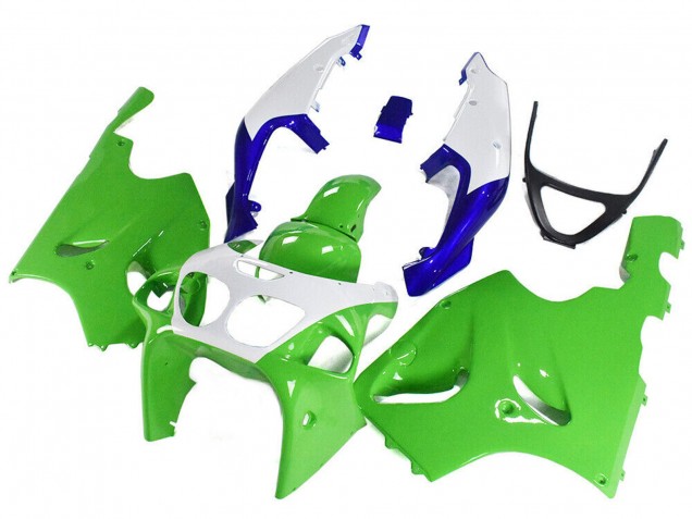 1996-2003 White Green Blue Kawasaki ZX7R Motorcycle Fairings Australia