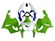 1996-2003 White Green Blue Kawasaki ZX7R Motorcycle Fairings Australia