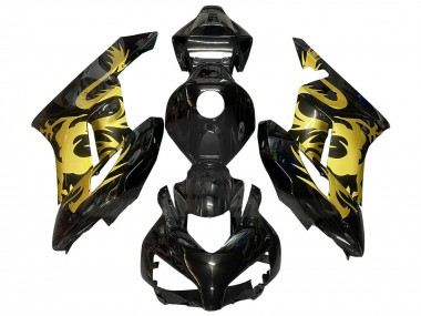 2004-2005 Gold Glossy Black Dragon Honda CBR1000RR Motorcycle Fairings Australia