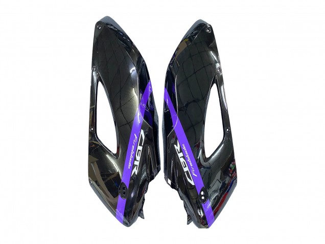 2004-2005 Glossy Black Purple Stripe Honda CBR1000RR Motorcycle Fairings Australia