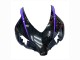 2004-2005 Glossy Black Purple Stripe Honda CBR1000RR Motorcycle Fairings Australia