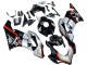 2004-2005 Silver Glossy Black Red Stripe Honda CBR1000RR Motorcycle Fairings Australia