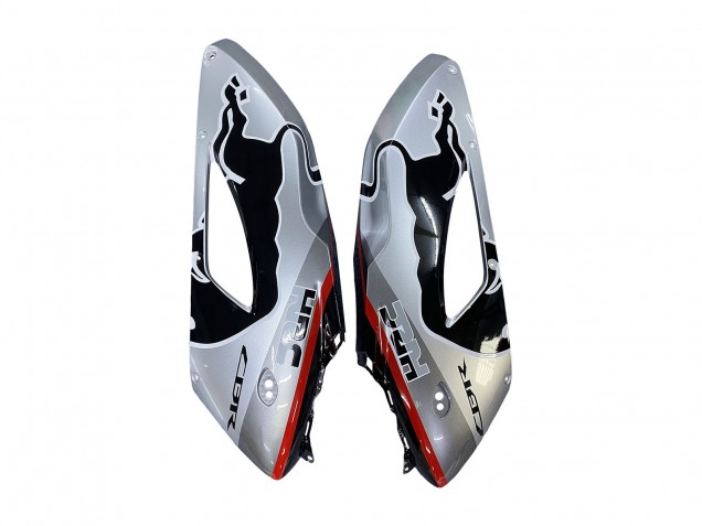 2004-2005 Silver Glossy Black Red Stripe Honda CBR1000RR Motorcycle Fairings Australia