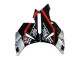 2004-2005 Silver Glossy Black Red Stripe Honda CBR1000RR Motorcycle Fairings Australia