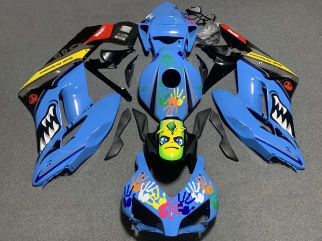 2004-2005 Blue Yellow Black Red Shark Honda CBR1000RR Motorcycle Fairing Australia