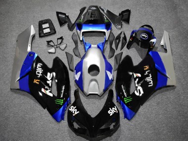 2004-2005 Silver Blue Glossy Black Green Monster Sky Honda CBR1000RR Motorcycle Fairings Australia
