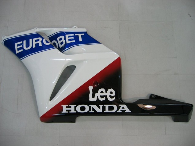 2004-2005 White Blue Red Glossy Black Star EuroBet Lee Honda CBR1000RR Motorcycle Fairings Australia