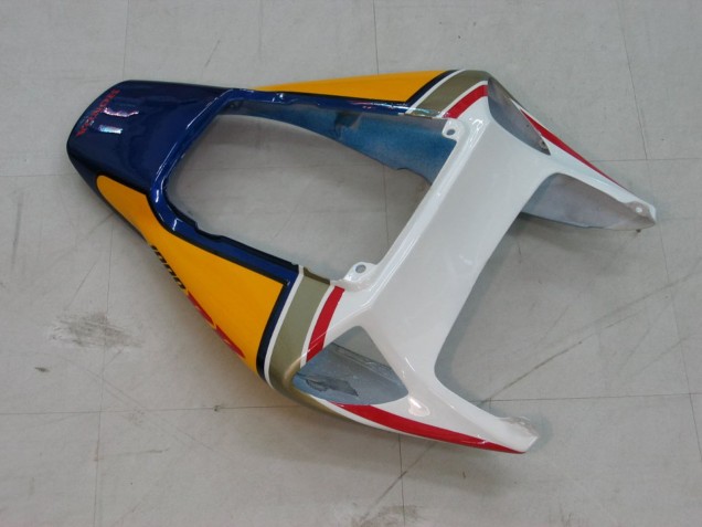 2004-2005 White Blue Gold Rothmans Honda CBR1000RR Motorcycle Fairings Australia