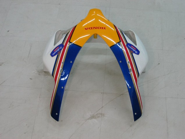 2004-2005 White Blue Gold Rothmans Honda CBR1000RR Motorcycle Fairings Australia