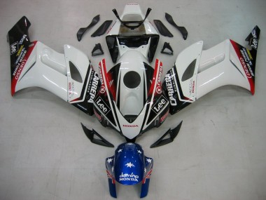2004-2005 White Blue Red Glossy Black Star Carrera Lee Honda CBR1000RR Motorcycle Fairings Australia