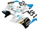 2004-2005 White Light Blue Yellow Black Konica Minolta Honda CBR1000RR Motorcycle Fairings Australia