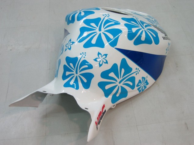 2004-2005 White Blue Snow Nastro Azzurro 46 Honda CBR1000RR Motorcycle Fairings Australia