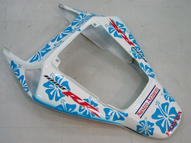 2004-2005 White Blue Snow Nastro Azzurro 46 Honda CBR1000RR Motorcycle Fairings Australia