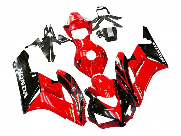 2004-2005 Red Glossy Black Racing Honda CBR1000RR Motorcycle Fairings Australia