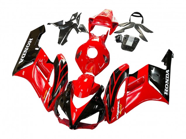 2004-2005 Red Glossy Black Racing Honda CBR1000RR Motorcycle Fairings Australia