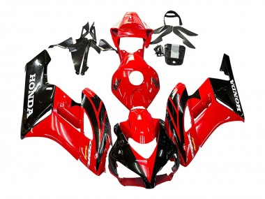 2004-2005 Red Glossy Black Racing Honda CBR1000RR Motorcycle Fairings Australia