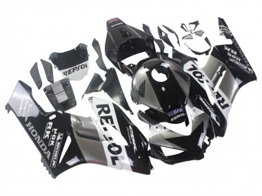 2004-2005 Silver White Glossy Black Repsol Honda CBR1000RR Motorcycle Fairing Kits Australia