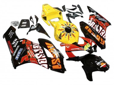 2004-2005 Yellow Orange Glossy Black Repsol Rossi 46 Honda CBR1000RR Motorcycle Fairings Australia