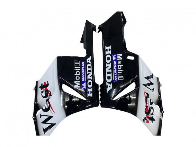 2004-2005 Glossy Black White West Honda CBR1000RR Motorcycle Fairings Australia