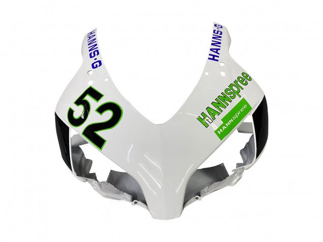 2004-2005 White Green Glossy Black Hannspree 52 Honda CBR1000RR Motorcycle Fairings Australia