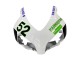 2004-2005 White Green Glossy Black Hannspree 52 Honda CBR1000RR Motorcycle Fairings Australia