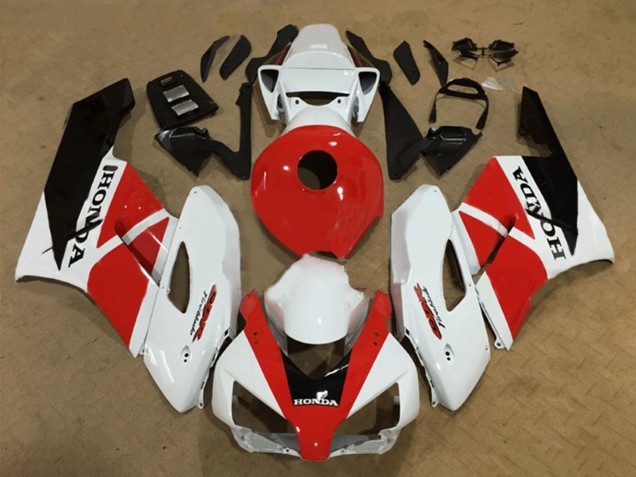 2004-2005 White Red Glossy Black Fireblade Honda CBR1000RR Motorcycle Fairings Australia