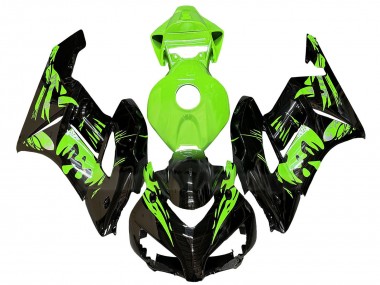 2004-2005 Green Glossy Black Honda CBR1000RR Motorcycle Fairings Australia