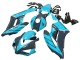 2004-2005 Light Blue Glossy Black Honda CBR1000RR Motorcycle Fairings Australia