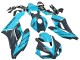 2004-2005 Light Blue Glossy Black Honda CBR1000RR Motorcycle Fairings Australia