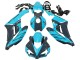 2004-2005 Light Blue Glossy Black Honda CBR1000RR Motorcycle Fairings Australia